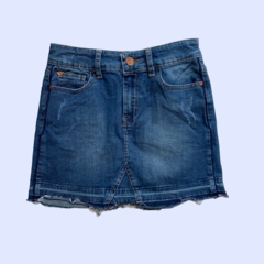 Pollera de jean con cintura ajustable Rapsodia - 14A
