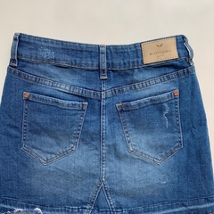 Pollera de jean con cintura ajustable Rapsodia - 14A - Comunidad Vestireta