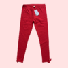 Calza de algodón roja con cintura elástica Cheeky *NUEVO* - 12A