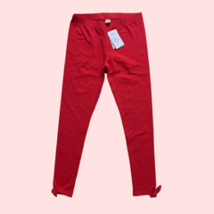 Calza de algodón roja con cintura elástica Cheeky *NUEVO* - 12A