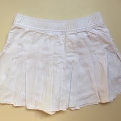 Pollera con pinzas y cintura elastica blanca Abercrombie - 7-8A - comprar online