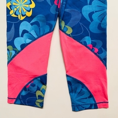 Pantalón Dri Fit con cintura elástica azul estampado Nike - 5A - tienda online