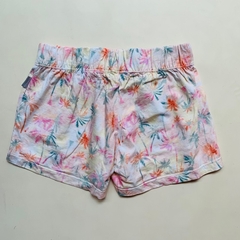 Short de algodón floreado con cintura elástica "Palmeras" Mimo - 14A en internet