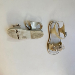 Sandalias de goma blancas "Mariposas" Mini Melissa - 26-27 (19cm) - comprar online