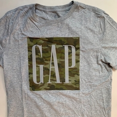 Remera manga corta de algodón gris "Gap" Gap *NUEVO* - XXL - comprar online