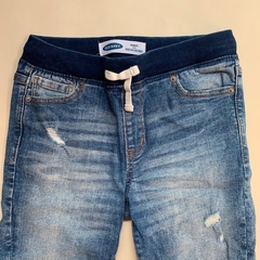 Bermuda de jean con cintura elástica de algodón Old Navy - 10-12A - comprar online