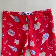 Calza corta con cintura elástica rosa estampada Ikaika *NUEVO* - 6A - comprar online