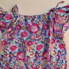 Camisola manga corta floreada Mimo - 8A - Comunidad Vestireta