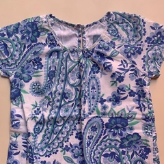 Camisola manga corta floreada azul Gap - 4A - comprar online