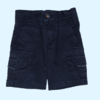 Bermuda de gabardina azul con cintura ajustable y bolsillos Baby Cottons - 18M