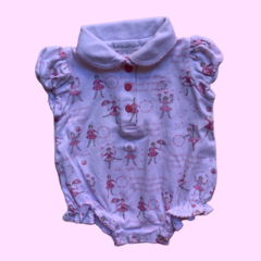 Body de algodón manga corta "Bailarinas" Baby Cottons *NUEVO* - 0-3M