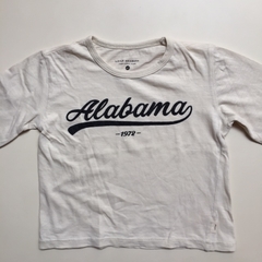Remera de algodón manga larga "Alabama" blanca Little Akiabara - 4A - comprar online