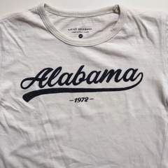 Remera de algodón manga larga "Alabama" blanca Little Akiabara - 4A en internet