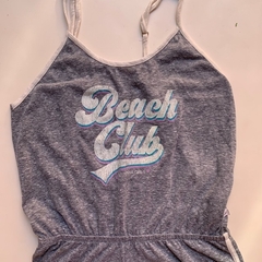 Enterito de algodón gris sin mangas "Beach Club" Rapsodia - 12A - comprar online