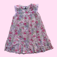 Vestido sin mangas floreado Mimo - 3-4A