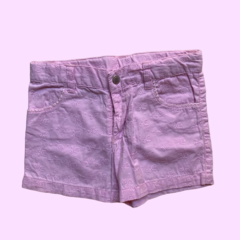 Short rosa con cintura ajustable Mimo - 3-4A