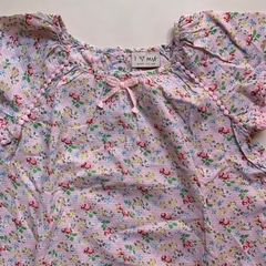Camisola manga corta floreada rosa con moño Next - 3-4A - comprar online