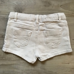 Short de jean blanco con volados en los bolsillos Zara - 6-9M - Comunidad Vestireta