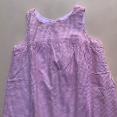 Vestido sin mangas cuadrillé rosa Old Bunch - 12M - comprar online