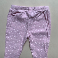 Pantalón de algodón rosa a lunares con cintura elástica Carter's - 6M en internet
