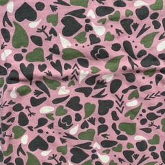 Buzo de algodón finito rosa "Corazones" Rapsodia - 8A - Comunidad Vestireta