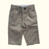 Pantalón de gabardina beige con cintura ajustable Gap - 12-18M