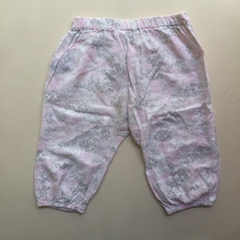 Pantalón de algodón con cintura elástica floreado Broer - 6-12M - comprar online