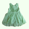 Vestido sin mangas con brodery verde lima Zara - 9-12M