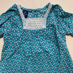 Camisola manga larga estampada celeste con brodery Mimo - 18M en internet