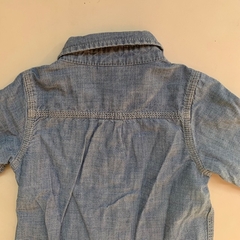 Camisa manga larga de jean con interior de algodón Gap - 18-24M - Comunidad Vestireta