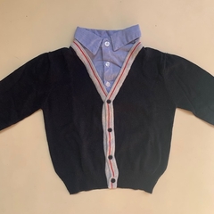 Saco de hilo de algodón azul con cuello de camisa Little Rebel *NUEVO* - 18-24M - comprar online