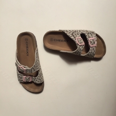 Sandalias marrones con animal print Cheeky *NUEVO* - 35 (23cm) - comprar online