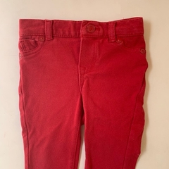 Pantalón con cintura elástica rojo Gap - 6-12M - comprar online