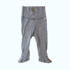 Pantalón de algodón con piecitos y cintura elástica rayado H&M *NUEVO* - 2-4M