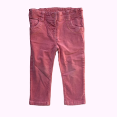 Pantalón de corderoy rosa con cintura elástica Next - 12-18M