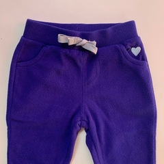 Pantalón de polar violeta con cintura elástica Carter's *NUEVO* - 6M - comprar online