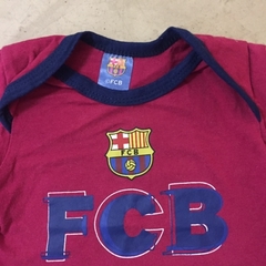 Body manga corta de algodón bordo FCB Barcelona - 6M en internet