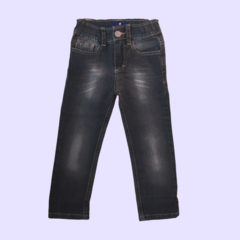 Pantalón de jean con cintura ajustable gris BabyCottons - 24M
