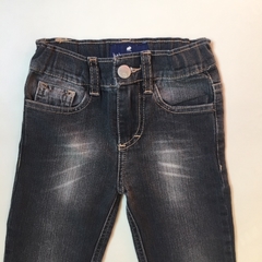 Pantalón de jean con cintura ajustable gris BabyCottons - 24M - comprar online