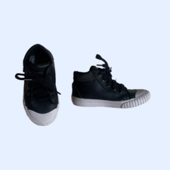 Zapatillas de cuero negras "Rayo" Mimo *NUEVO* - 26 (17cm)