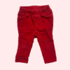 Pantalón de corderoy rojo con cintura elástica Gap - 12-18M