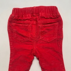 Pantalón de corderoy rojo con cintura elástica Gap - 12-18M en internet