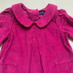 Vestido manga larga de corderoy violeta Gap - 12-18M - comprar online