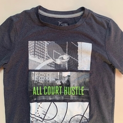 Remera de algodón manga corta gris "All court hustle" Old Navy - 8A - comprar online