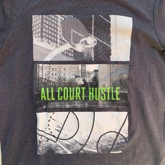 Remera de algodón manga corta gris "All court hustle" Old Navy - 8A en internet