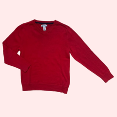 Sweater de hilo de algodón rojo Old Navy - 6-7A