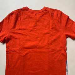 Remera manga corta de algodón naranja "Playa" Gap - 14A - tienda online