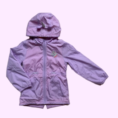 Campera de nylon violeta con interior de polar "Unicornio" Carter's *NUEVO* - 7A