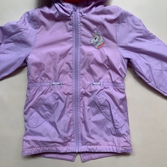 Campera de nylon violeta con interior de polar "Unicornio" Carter's *NUEVO* - 7A - comprar online