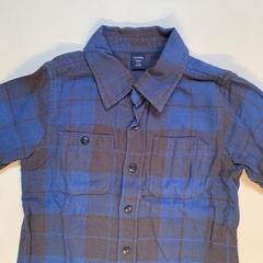 Camisa manga larga cuadrillé azul Gap - 4A en internet